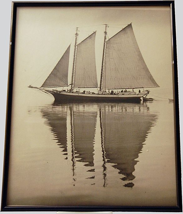 Photograph Ship Schooner Mattie Long Island New York Photograph Ship Schooner Mattie Long Island New York
