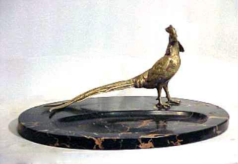 Rooster On Marble base Card Holder Rooster On Marble base Card Holder