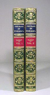 Antique Leather Gilt Book Hand of Ethelberta by T. Hardy Antique Leather Gilt Book Hand of Ethelberta by T. Hardy