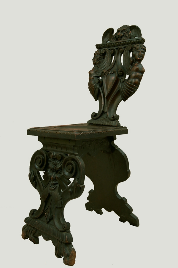 Carved Italian Chair Urbino Courting Chair Carved Italian Chair Urbino Courting Chair