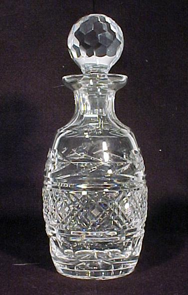 Signed Waterford Cut Glass Decanter Signed Waterford Cut Glass Decanter