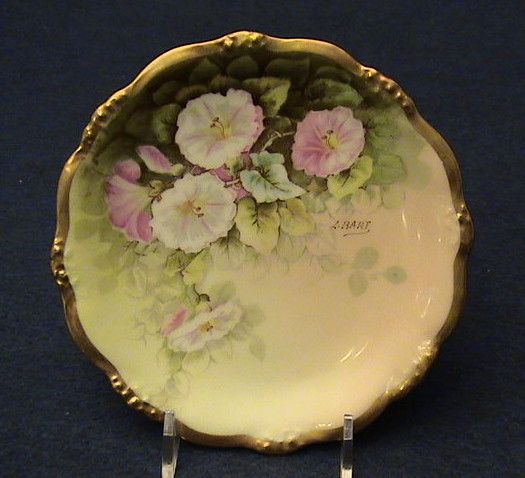 Hand Painted Limoges Porcelain Plate- Bawo & Dotter Hand Painted Limoges Porcelain Plate- Bawo & Dotter