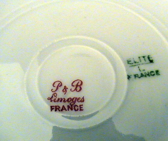 Hand Painted Limoges Porcelain Plate- Bawo & Dotter Hand Painted Limoges Porcelain Plate- Bawo & Dotter
