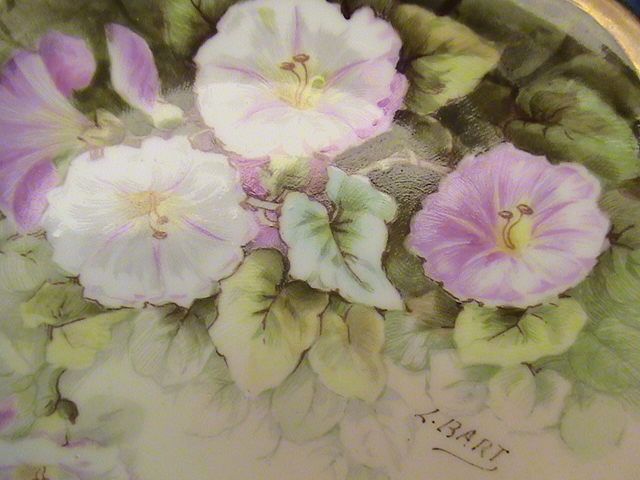 Hand Painted Limoges Porcelain Plate- Bawo & Dotter Hand Painted Limoges Porcelain Plate- Bawo & Dotter