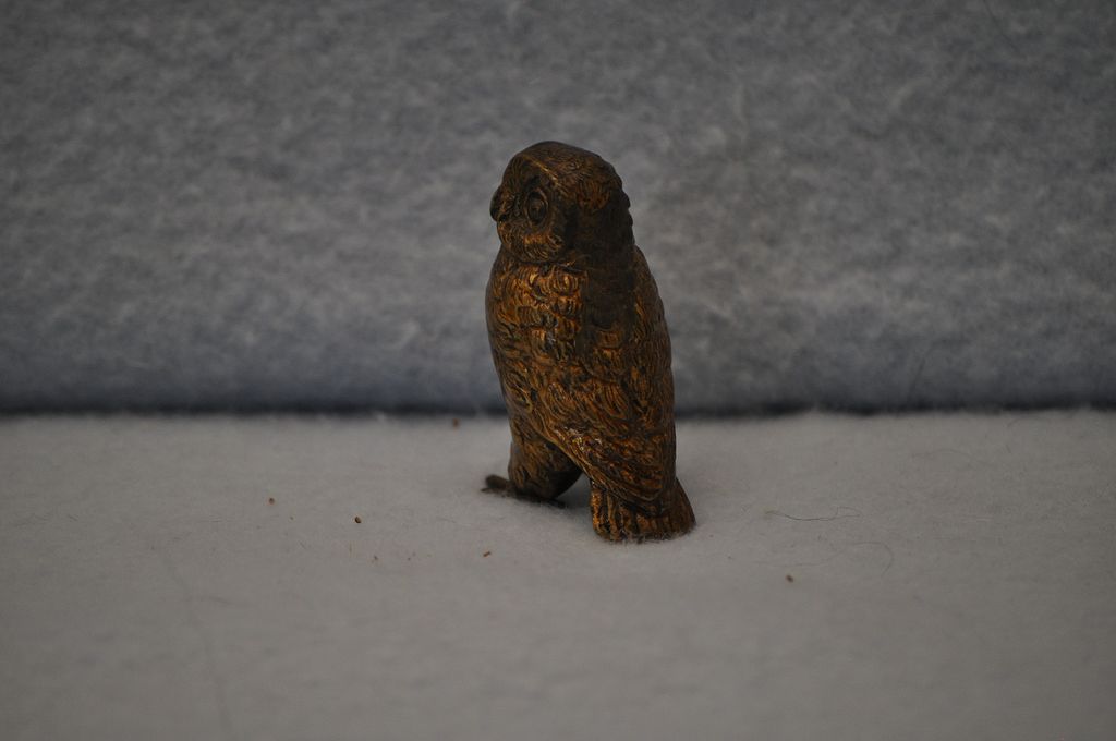 Austrian Bronze Owl: miniature Austrian Bronze Owl: miniature