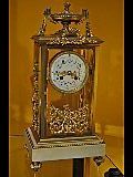 Superb 4 Glass/ Crystal Regulator Bracket Clock Superb 4 Glass/ Crystal Regulator Bracket Clock