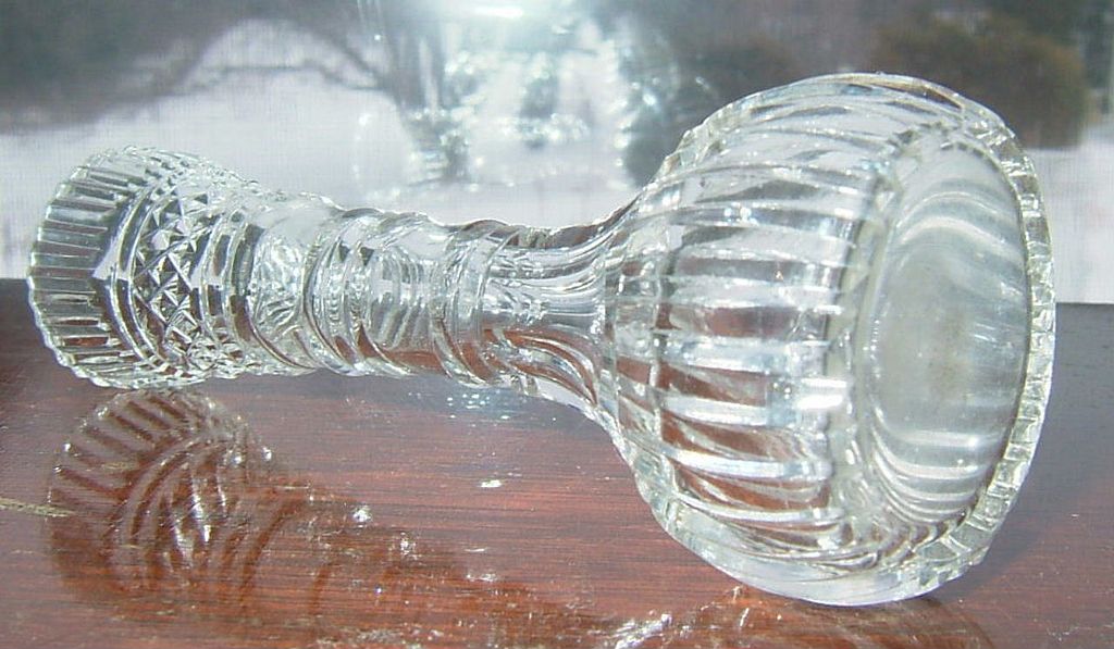Brilliant Period Cut Glass Vase Child's Size 3½" Tall Brilliant Period Cut Glass Vase Child's Size 3½" Tall
