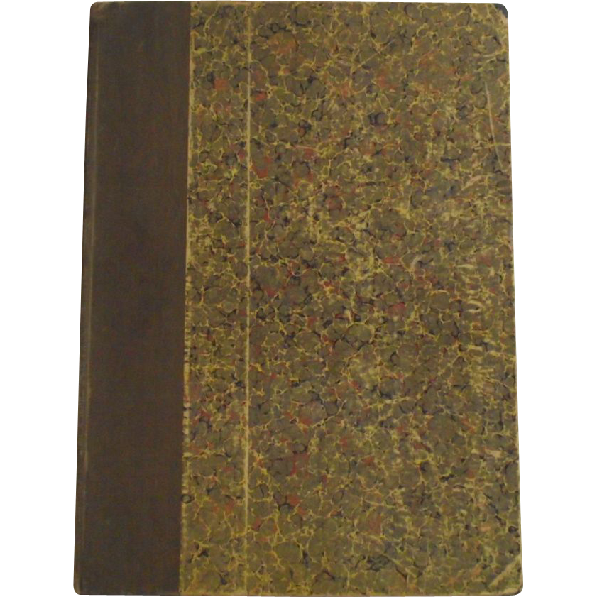 1911 Hard Board Copy of Country Life in America Marbleized Paper Cover 1911 Hard Board Copy of Country Life in America Marbleized Paper Cover