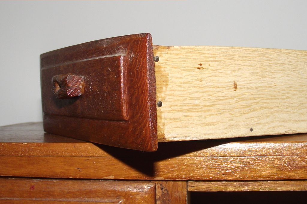 Doll Dresser with Dried Cactus Handles on Drawers C.1940s Doll Dresser with Dried Cactus Handles on Drawers C.1940s