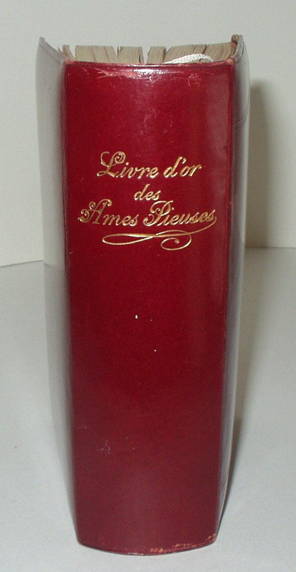 LIVRE D'OR DES AMES PIEUSES. Exquisite French Prayer Book. 1911 Leather . Mint condition!! LIVRE D'OR DES AMES PIEUSES. Exquisite French Prayer Book. 1911 Leather . Mint condition!!