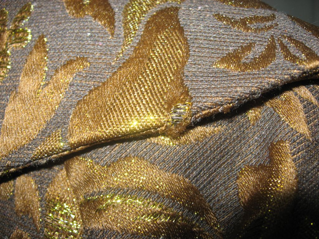 Vintage Brown, Black and Gold Brocade Women's Evening Jacket Vintage Brown, Black and Gold Brocade Women's Evening Jacket