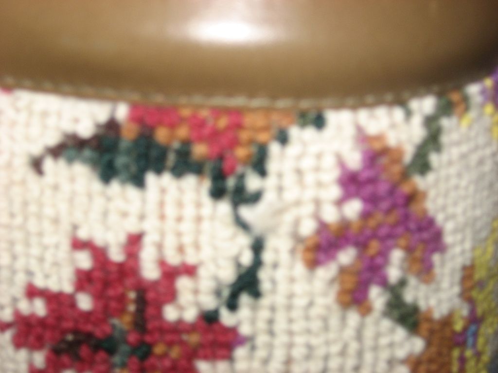 1960's Tapestry carpet bucket purse handbag 1960's Tapestry carpet bucket purse handbag