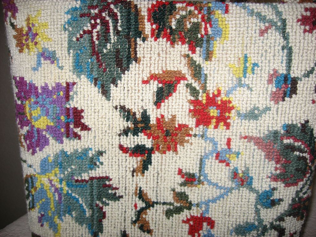 1960's Tapestry carpet bucket purse handbag 1960's Tapestry carpet bucket purse handbag