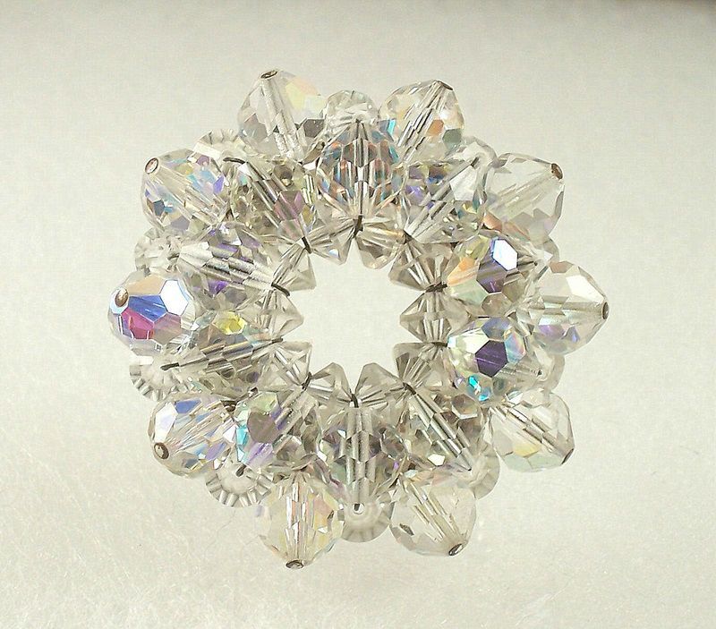 Vintage AB Crystal Brooch Vintage AB Crystal Brooch