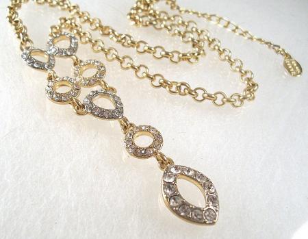 Stunning Bijoux Terner Rhinestone Necklace Stunning Bijoux Terner Rhinestone Necklace