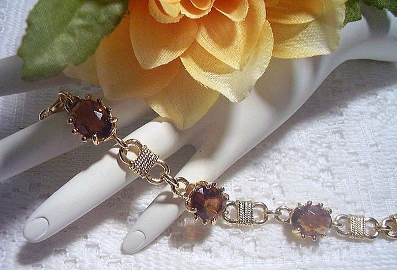 Rootbeer Rhinestone Bracelet Rootbeer Rhinestone Bracelet