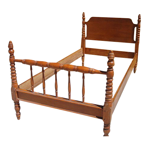 American Maple Twin Bed Vintage Furniture American Maple Twin Bed Vintage Furniture