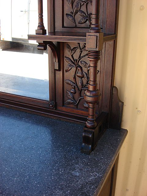 Antique Furniture Antique Victorian Marble Top Display Hutch Buffet Cabinet Antique Furniture Antique Victorian Marble Top Display Hutch Buffet Cabinet