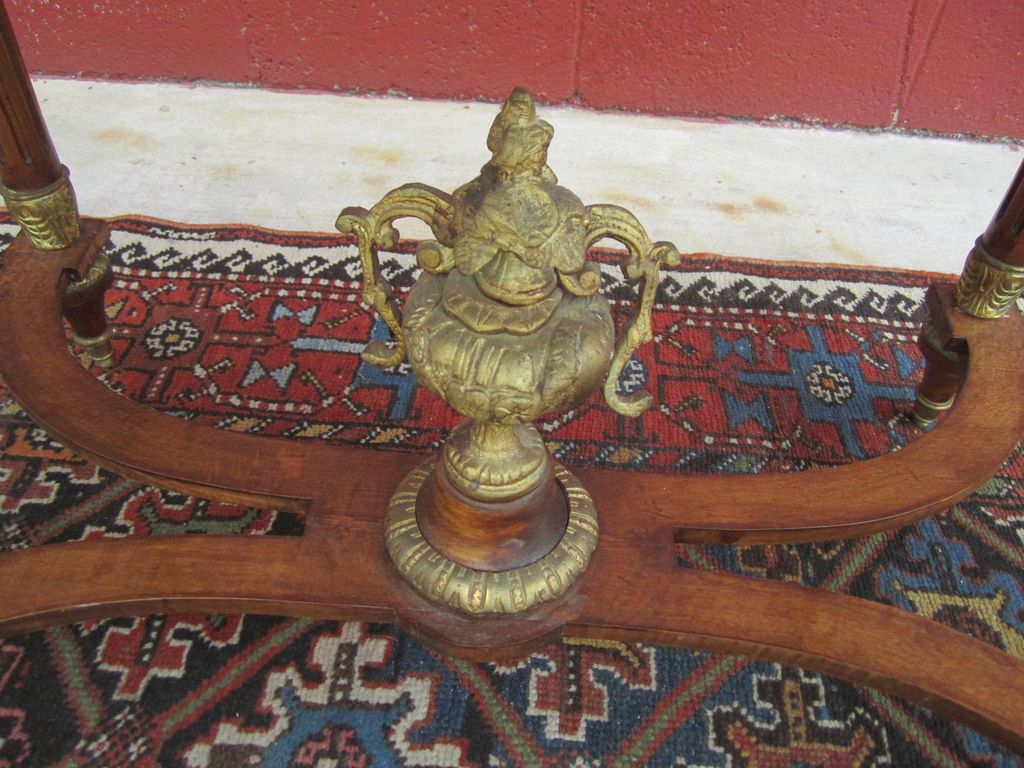 Vintage French Walnut Sofa Table Parlor Table Lamp Table Credenza Vintage French Walnut Sofa Table Parlor Table Lamp Table Credenza