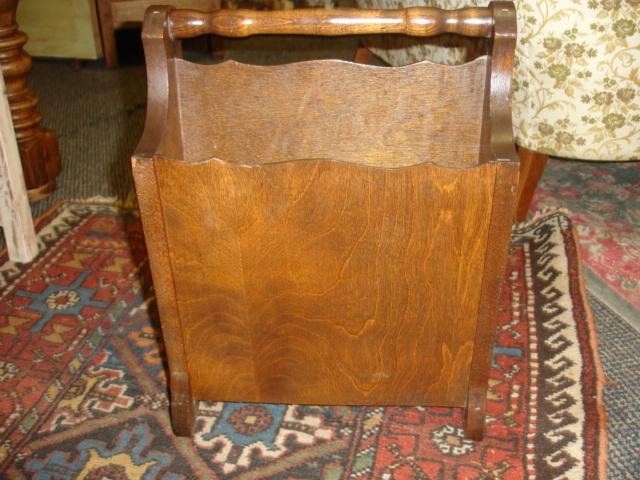 Mahogany Magazine Holder with Handle! Mahogany Magazine Holder with Handle!