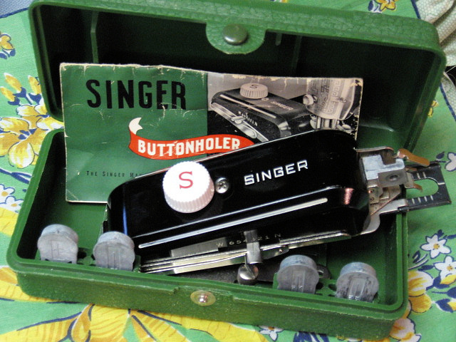 Vintage 221 SINGER Button Hole / Monogram Attachment also fits others Vintage 221 SINGER Button Hole / Monogram Attachment also fits others