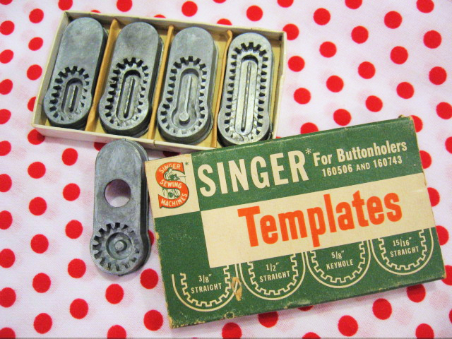 Singer 221 301 Buttonhole sewing machine attachment EXTRAS + eyelet Singer 221 301 Buttonhole sewing machine attachment EXTRAS + eyelet