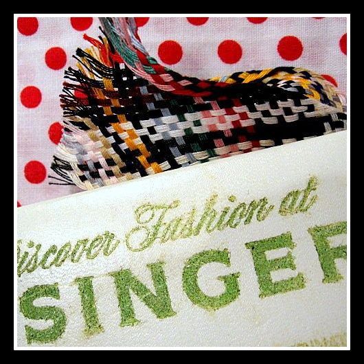Vintage Singer Sewing Machines Co. advertisement Needle Book & thread Vintage Singer Sewing Machines Co. advertisement Needle Book & thread
