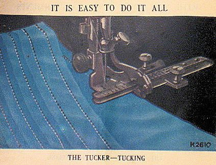 Singer sewing machine attachment Blackside Pintuck TUCKER fits 99, 221 Singer sewing machine attachment Blackside Pintuck TUCKER fits 99, 221