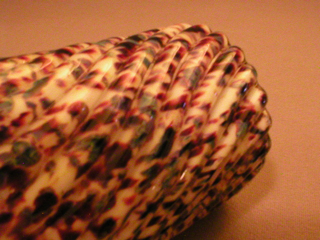 Art Glass "Spatter" or "End-of-Day" Narrow Swirl Pattern Tumblers Art Glass "Spatter" or "End-of-Day" Narrow Swirl Pattern Tumblers