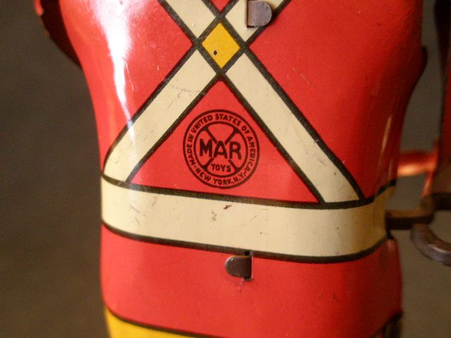 Louis Marx Litho Wind-Up "George The Drummer Boy" Tin Toy Louis Marx Litho Wind-Up "George The Drummer Boy" Tin Toy