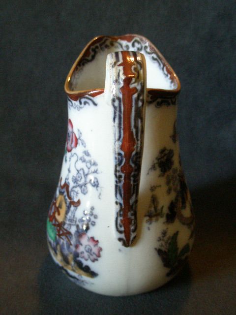 Ashworth Bros. "Coloured Willow" (Chusan) Pattern Pitcher Ashworth Bros. "Coloured Willow" (Chusan) Pattern Pitcher