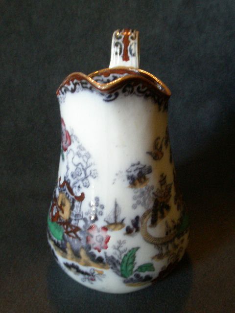 Ashworth Bros. "Coloured Willow" (Chusan) Pattern Pitcher Ashworth Bros. "Coloured Willow" (Chusan) Pattern Pitcher
