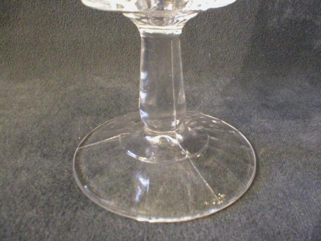 Set of 6 Early American Pressed Glass "Paneled Forget-Me-Not" Pattern Goblets Set of 6 Early American Pressed Glass "Paneled Forget-Me-Not" Pattern Goblets