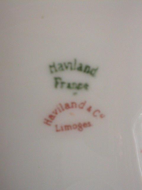 Set of 6 - Haviland China "Poppy" Luncheon Plates Set of 6 - Haviland China "Poppy" Luncheon Plates