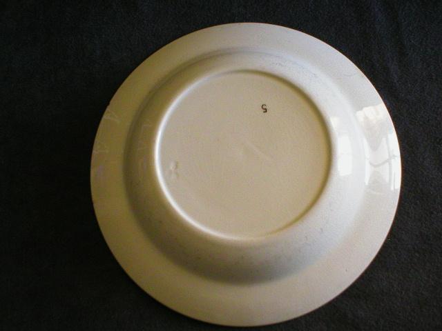 Ironstone Brown Transfer-ware Bowl in Daisy Pattern Ironstone Brown Transfer-ware Bowl in Daisy Pattern