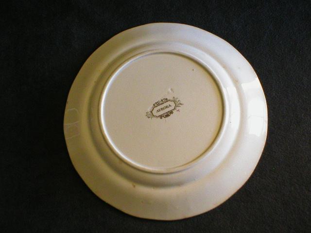 F Morley & Co - Gaudy Ironstone Plate "Aurora" Pattern F Morley & Co - Gaudy Ironstone Plate "Aurora" Pattern