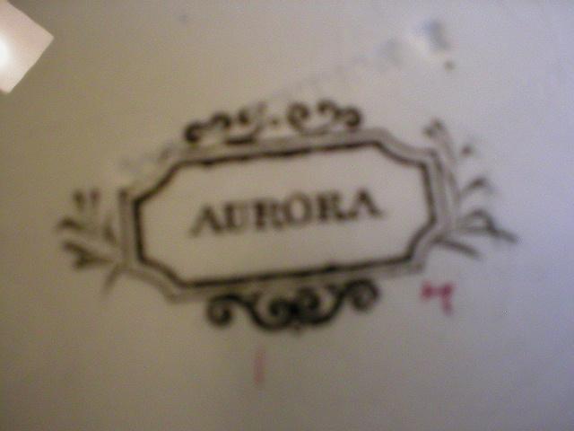 F Morley & Co - Gaudy Ironstone Plate "Aurora" Pattern F Morley & Co - Gaudy Ironstone Plate "Aurora" Pattern