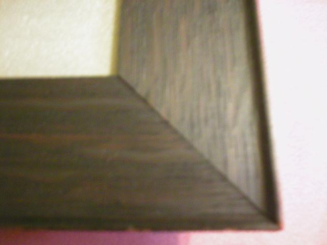Mission Oak Picture Frame With Floral Oil Painting Mission Oak Picture Frame With Floral Oil Painting