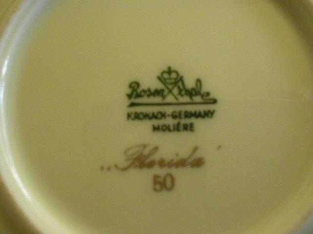 Rosenthal "Florida" Pattern Round Pierced Cake Plate Rosenthal "Florida" Pattern Round Pierced Cake Plate