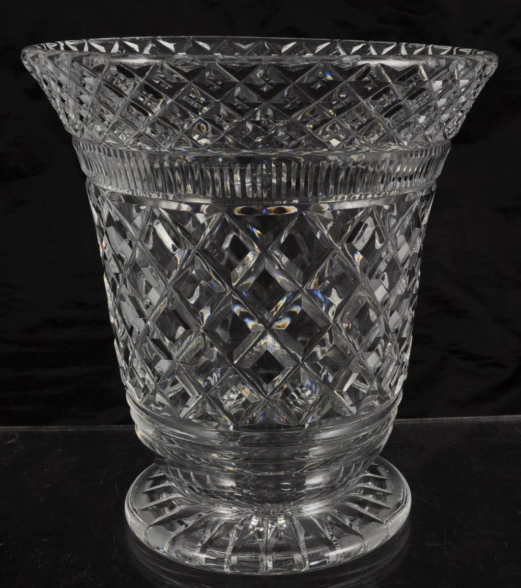 Antique Richardson Flared Cut Crystal Vase Antique Richardson Flared Cut Crystal Vase