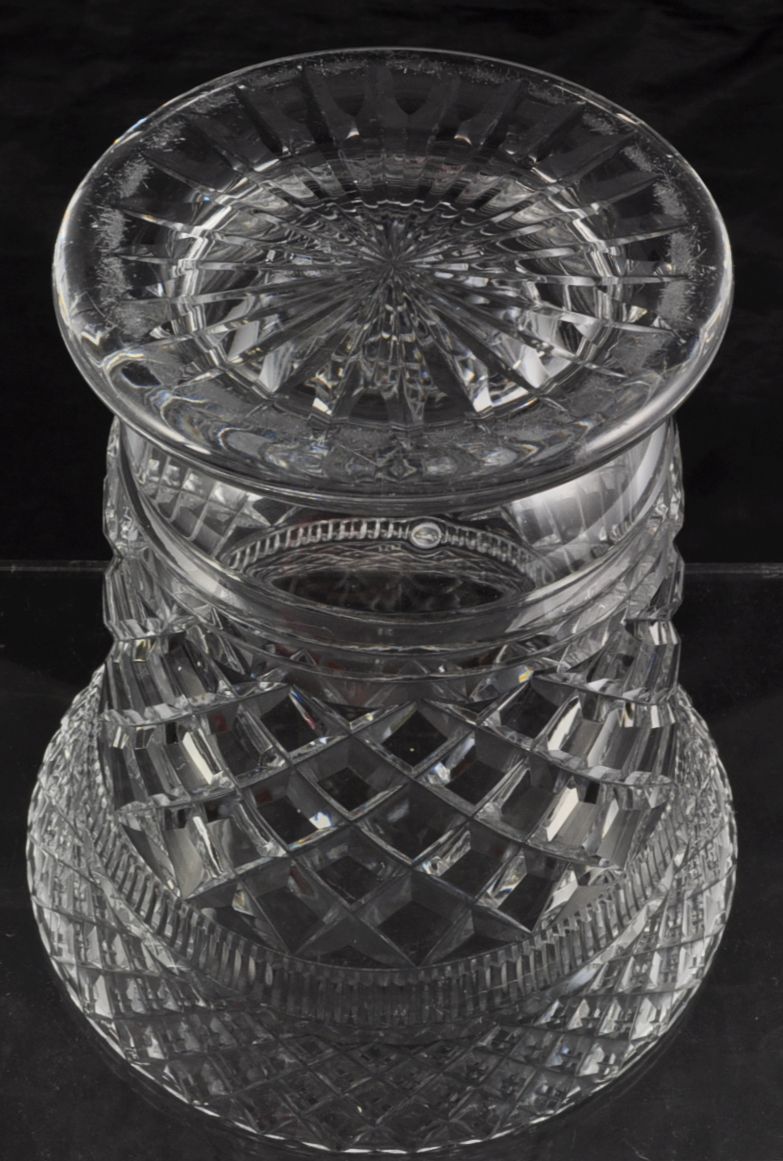 Antique Richardson Flared Cut Crystal Vase Antique Richardson Flared Cut Crystal Vase
