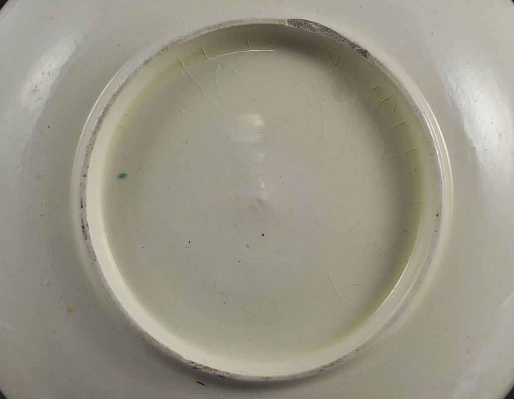 Staffordshire HP Creamware Childs Teacup &Saucer c 1760 Staffordshire HP Creamware Childs Teacup &Saucer c 1760