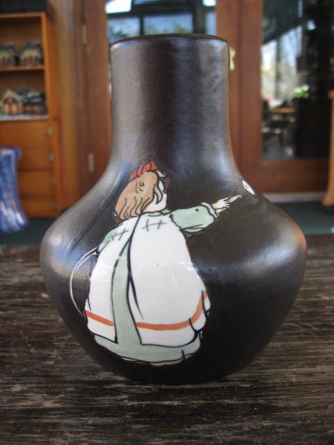 Antique Stellmacher Teplitz Art Pottery Vase Antique Stellmacher Teplitz Art Pottery Vase