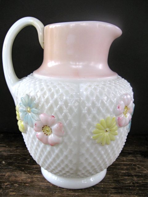 Vintage Consolidated Glass Cosmos Water Pitcher Vintage Consolidated Glass Cosmos Water Pitcher