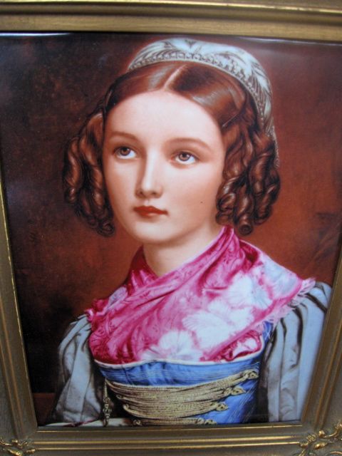RPM Germany Framed Porcelain Portrait RPM Germany Framed Porcelain Portrait