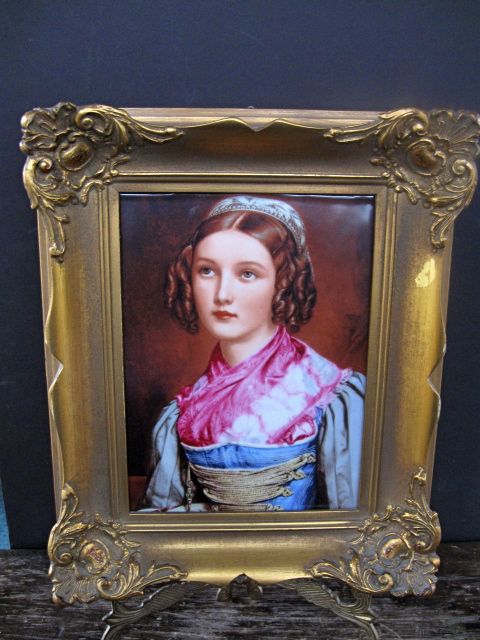 RPM Germany Framed Porcelain Portrait RPM Germany Framed Porcelain Portrait