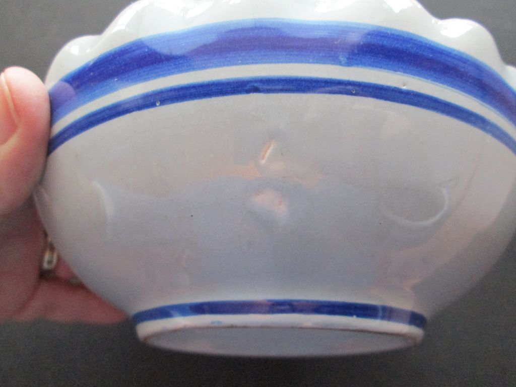 HB Quimper 6 in. Scallop Serving Bowl HB Quimper 6 in. Scallop Serving Bowl