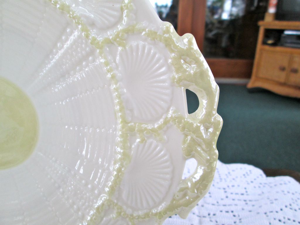 Belleek Shell Pattern Plate Belleek Shell Pattern Plate