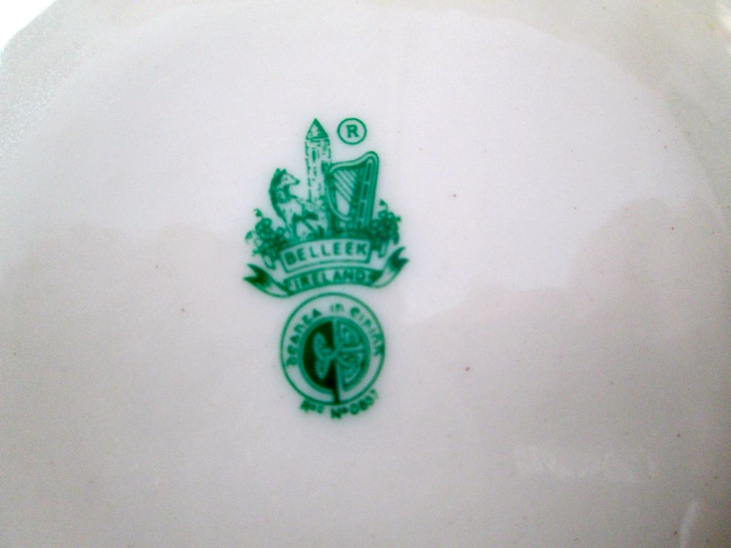 Belleek Shell Pattern Plate Belleek Shell Pattern Plate