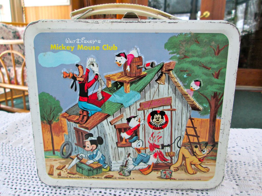 1960s Mickey Mouse Club Lunch Box 1960s Mickey Mouse Club Lunch Box